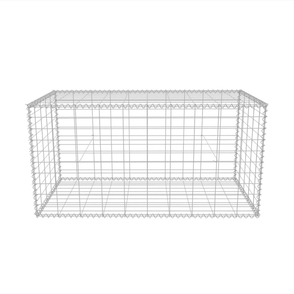 Galleria Design Gabion Basket Galvanised Steel 100x50x50 cm
