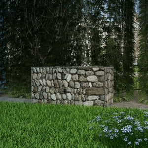 Galleria Design Gabion Basket Galvanised Steel 100x50x50 cm