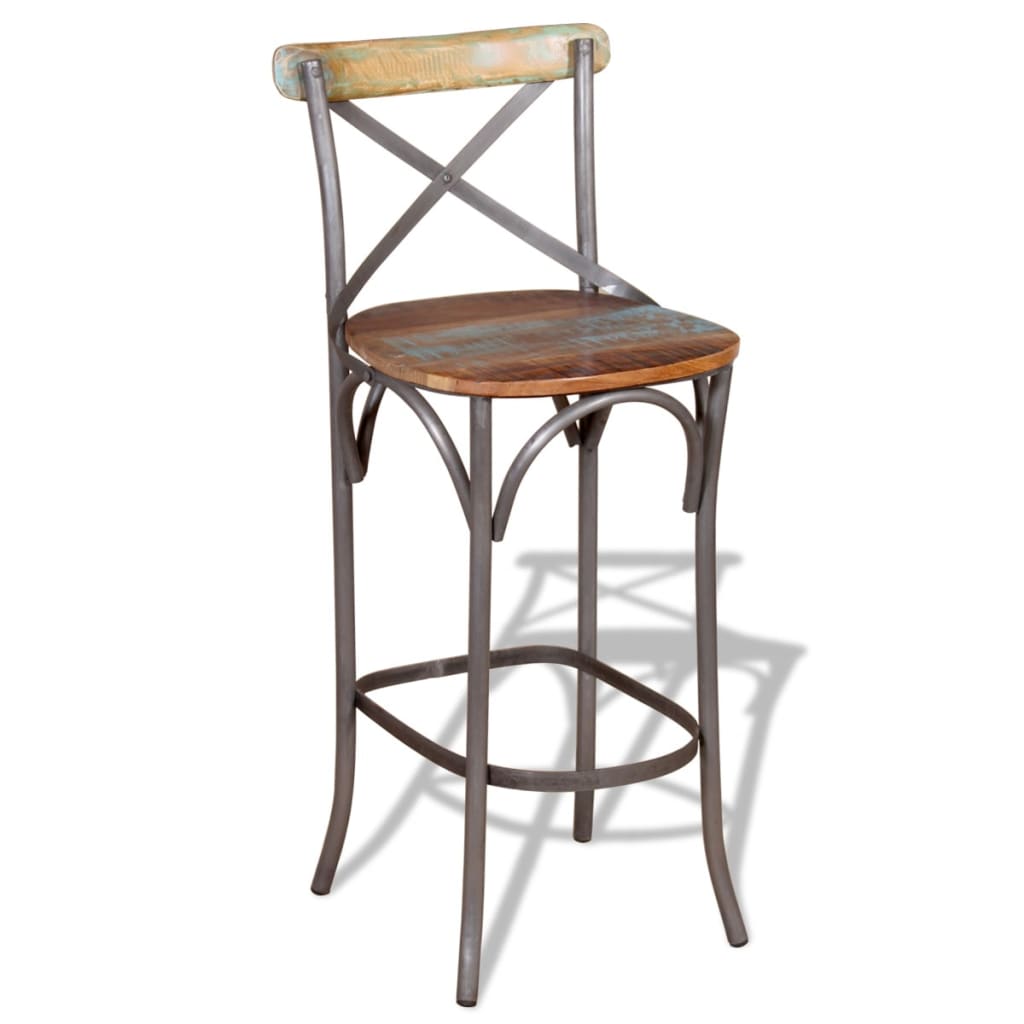 Galleria Design Bar Chair Solid Reclaimed Wood