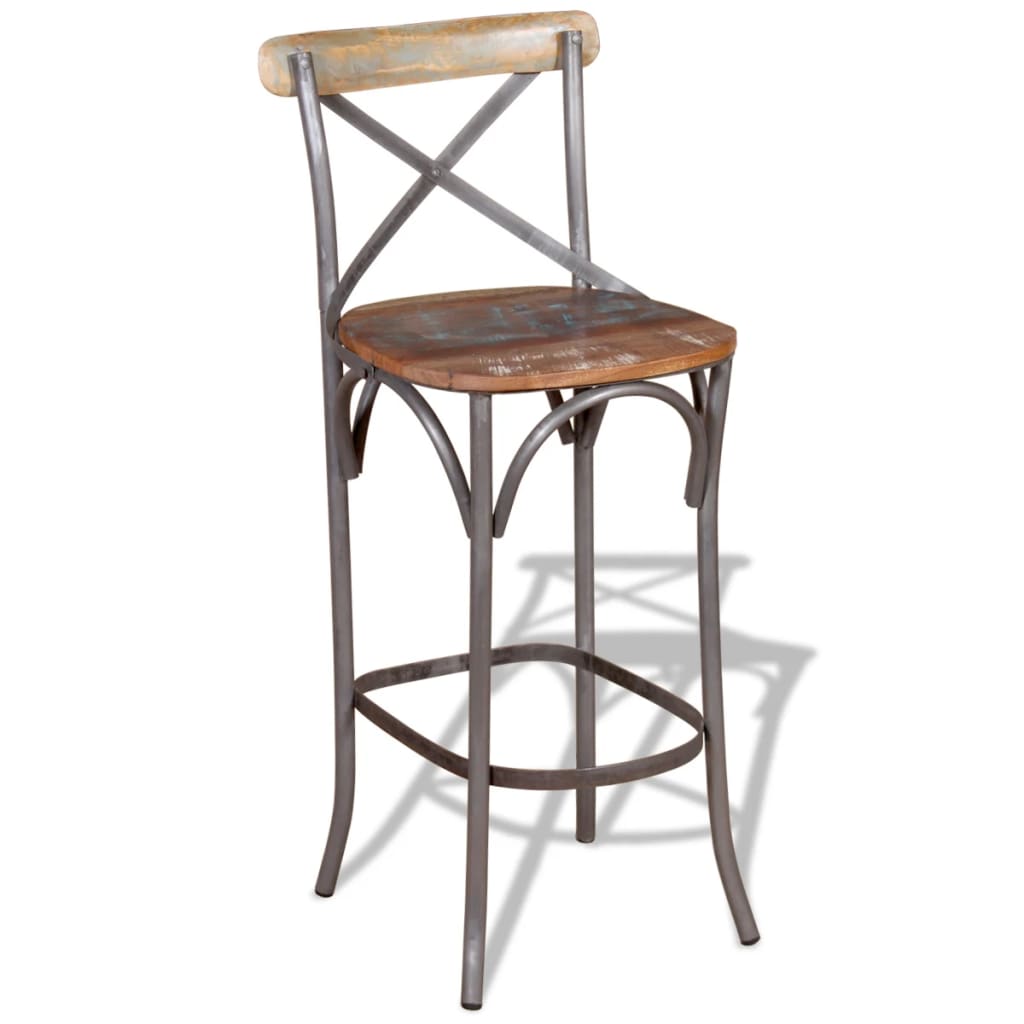 Galleria Design Bar Chair Solid Reclaimed Wood