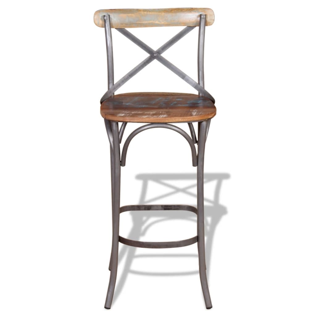 Galleria Design Bar Chair Solid Reclaimed Wood