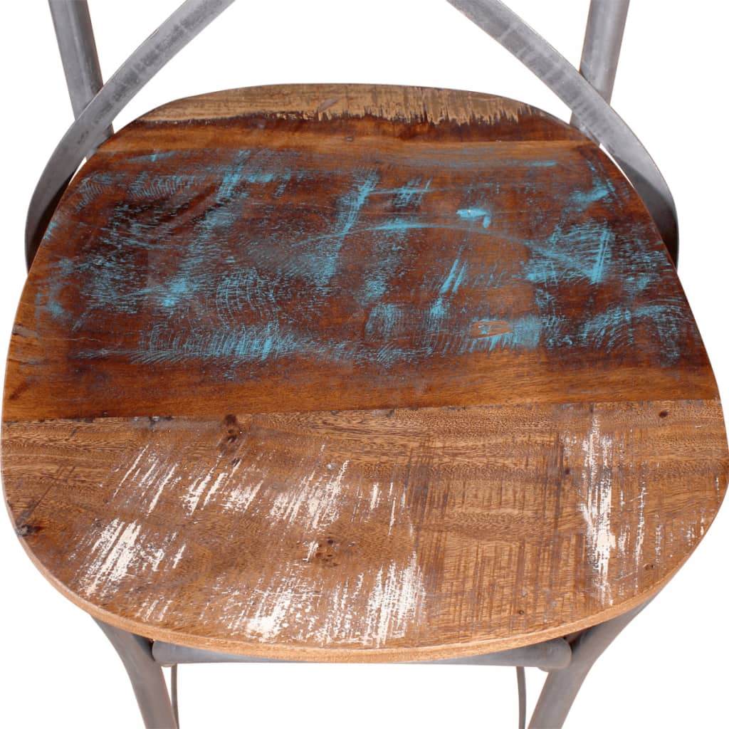 Galleria Design Bar Chair Solid Reclaimed Wood