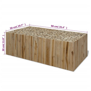 Galleria Design Coffee Table Genuine Teak 90x50x30 cm