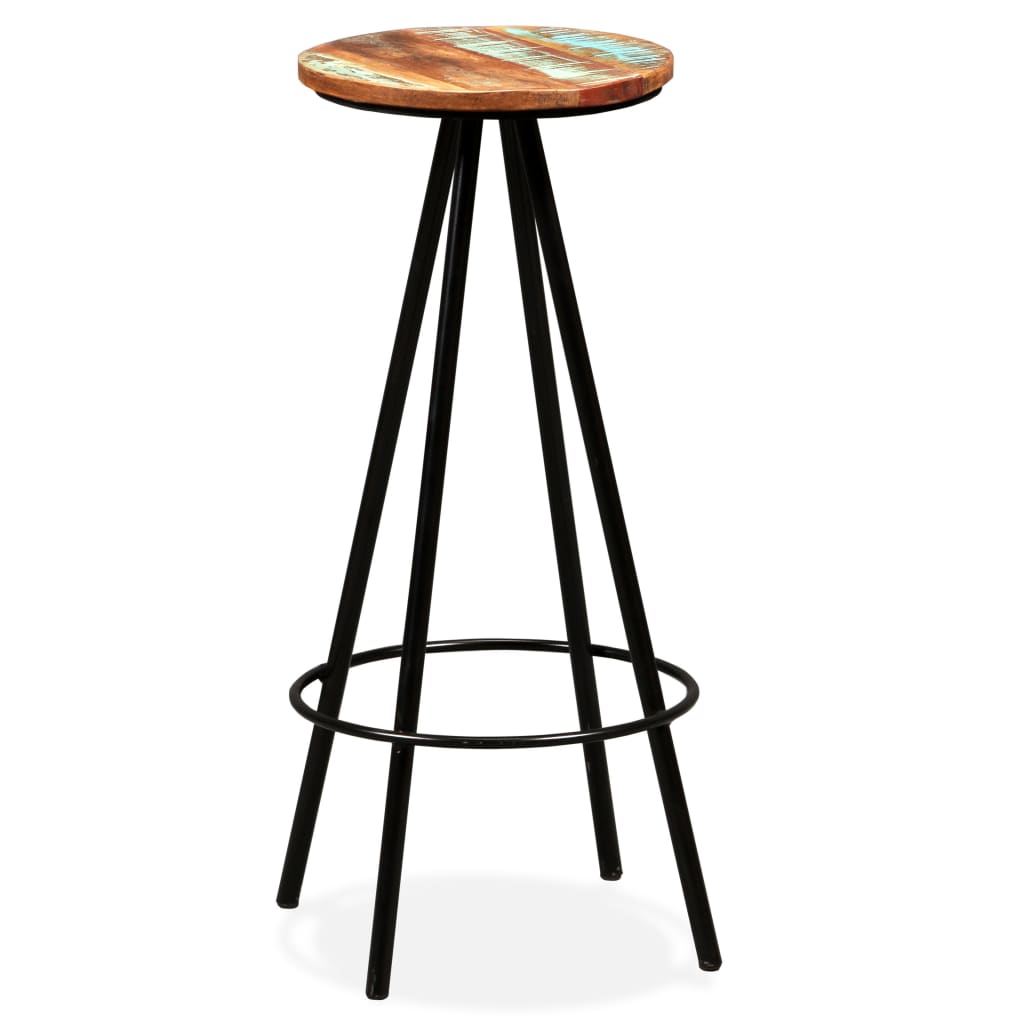 Galleria Design Bar Stools 2 pcs Solid Reclaimed Wood