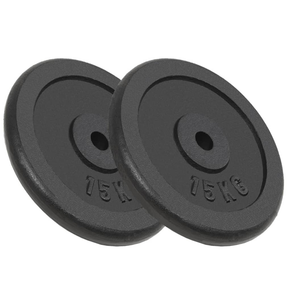 Galleria Design Weight Plates 2 pcs 2x15 kg Cast Iron