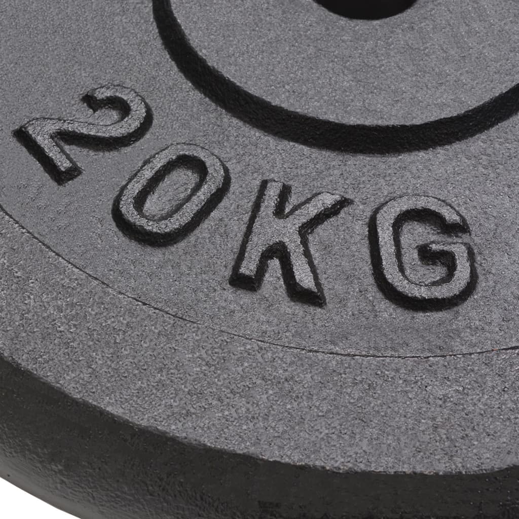 Galleria Design Weight Plates 2 pcs 2x20 kg Cast Iron