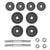 Galleria Design 14 Piece Dumbbell Set 20 kg Cast Iron