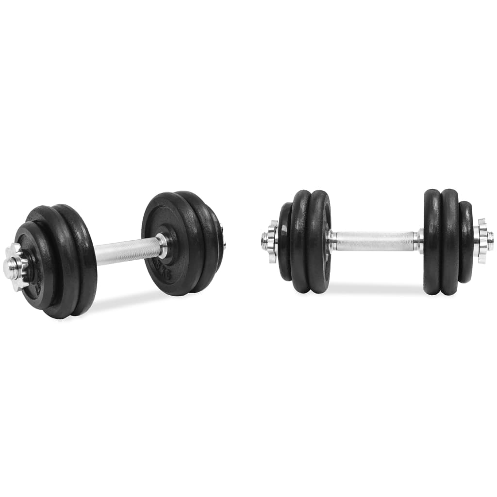 Galleria Design 18 Piece Dumbbell Set 30 kg Cast Iron