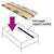 Galleria Design Slatted Bed Base without Mattress with 28 Slats 7 Zones 90x200 cm