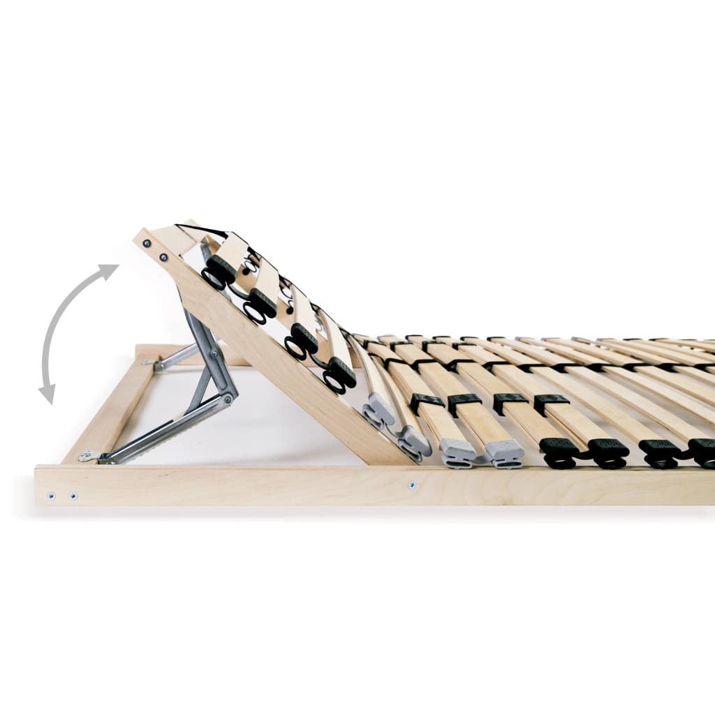 Galleria Design Slatted Bed Base without Mattress with 28 Slats 7 Zones 90x200 cm