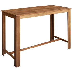 Galleria Design Bar Table Solid Acacia Wood 150x70x105 cm