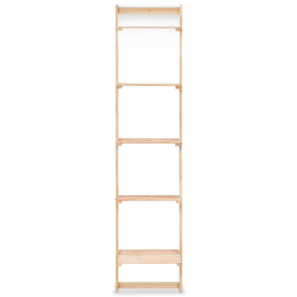 Galleria Design Ladder Wall Shelf Cedar Wood 41.5x30x176 cm