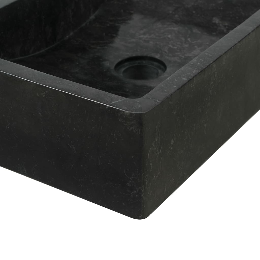 Galleria Design Sink 45x30x12 cm Marble High Gloss Black