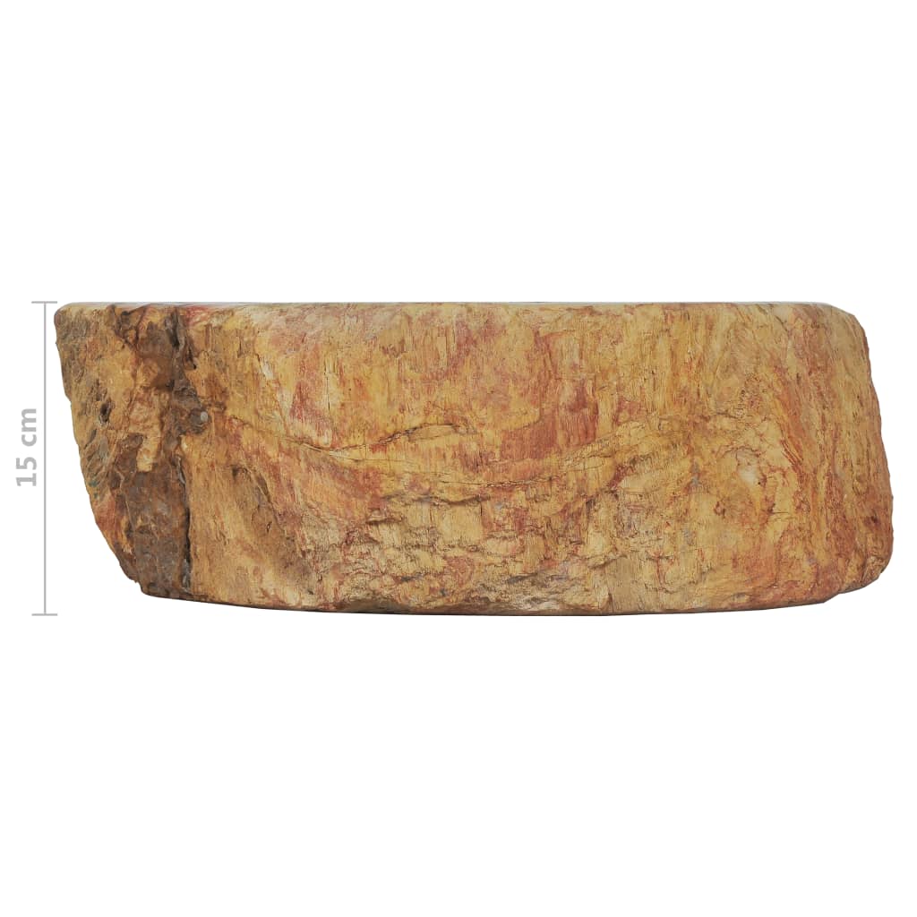 Galleria Design Sink 45x35x15 cm Fossil Stone Cream