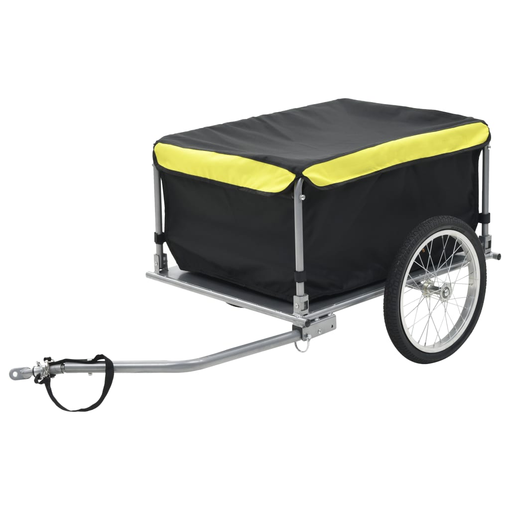 Galleria Design Bike Trailer Black and Yellow 65 kg