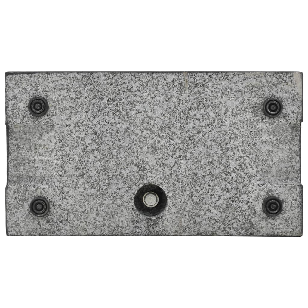 Galleria Design Parasol Base Granite 25 kg Rectangular Black