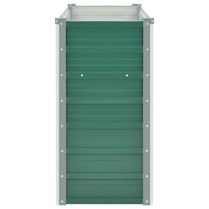 Galleria Design Garden Raised Bed Galvanised Steel 100x40x77 cm Green