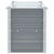 Galleria Design Garden Raised Bed Galvanised Steel 100x40x45 cm Grey