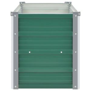 Galleria Design Garden Raised Bed Galvanised Steel 100x40x45 cm Green