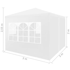Galleria Design Party Tent 3x3 m White