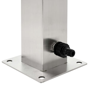 Galleria Design Garden Water Column Stainless Steel Square 95 cm