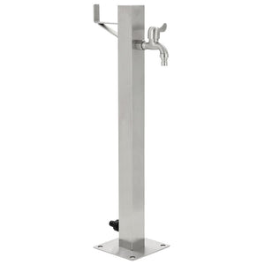 Galleria Design Garden Water Column Stainless Steel Square 65 cm