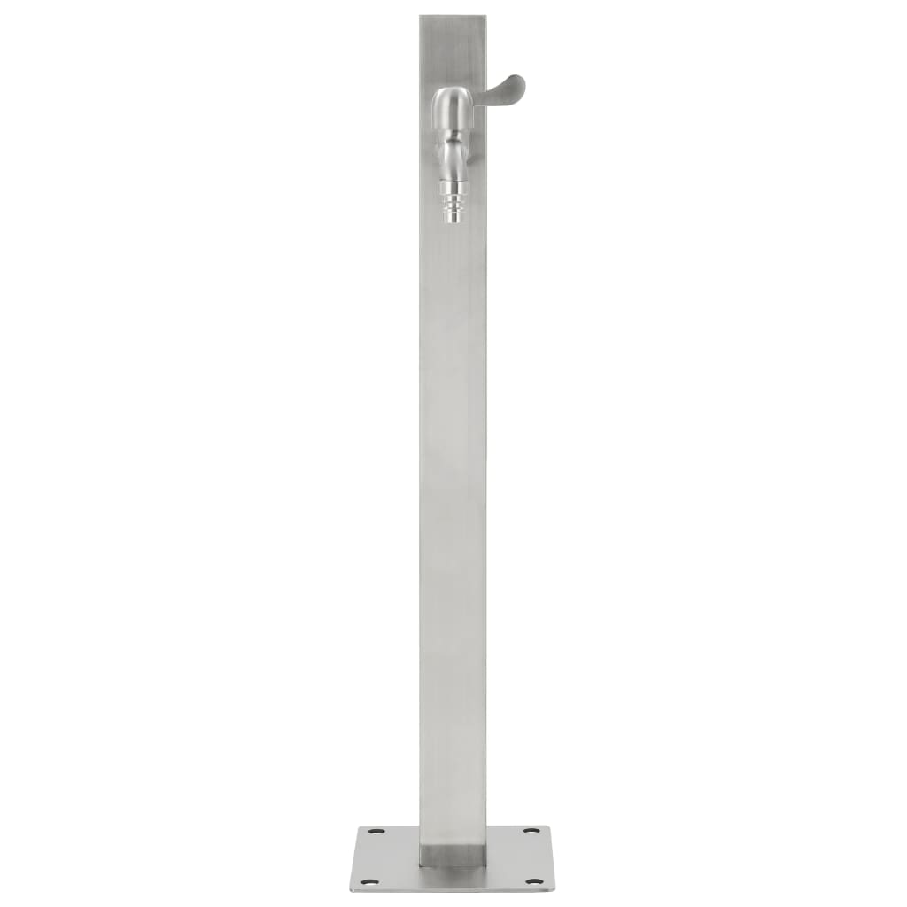 Galleria Design Garden Water Column Stainless Steel Square 65 cm