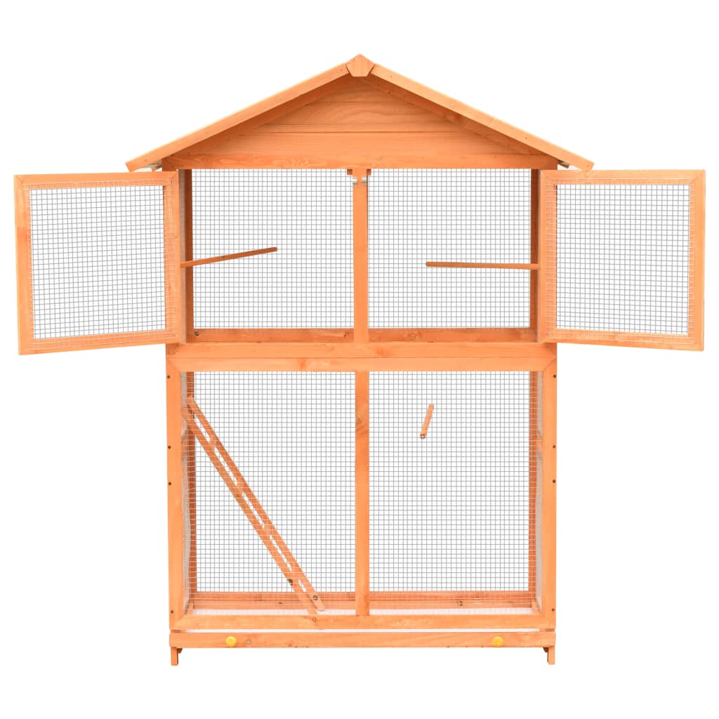 Galleria Design Bird Cage Solid Pine & Fir Wood 125.5x59.5x164 cm