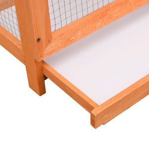 Galleria Design Bird Cage Solid Pine & Fir Wood 125.5x59.5x164 cm