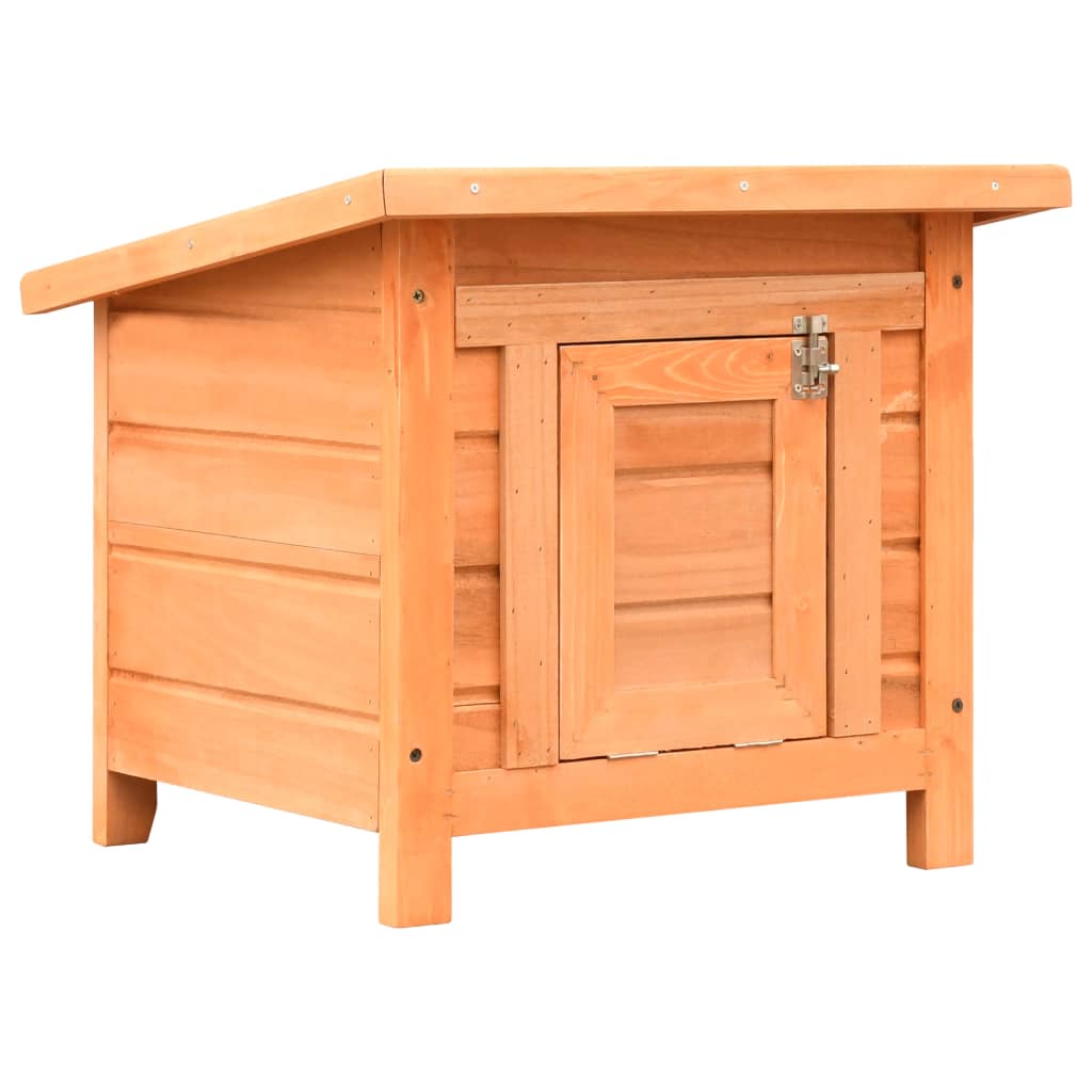 Galleria Design Cat House Solid Pine &amp; Fir Wood 50x46x43.5 cm