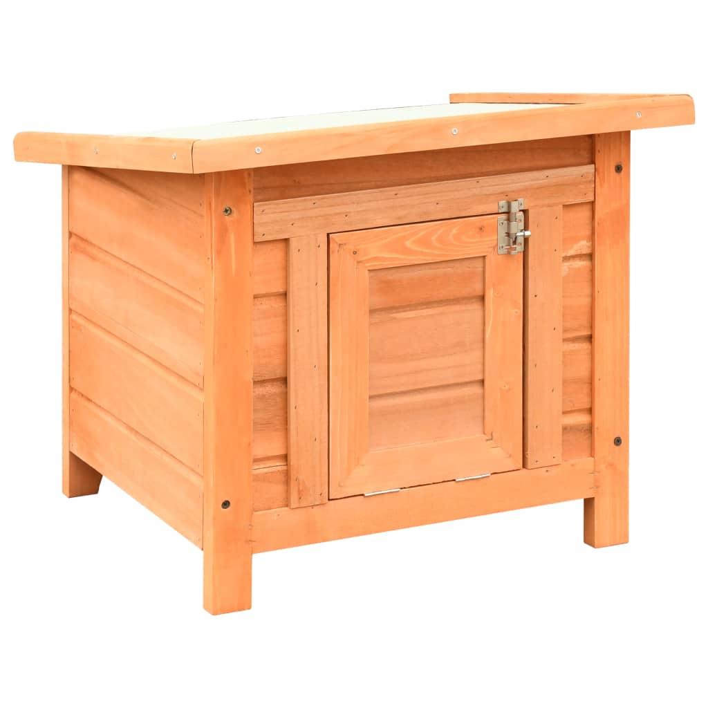 Galleria Design Cat House Solid Pine &amp; Fir Wood 50x46x43.5 cm