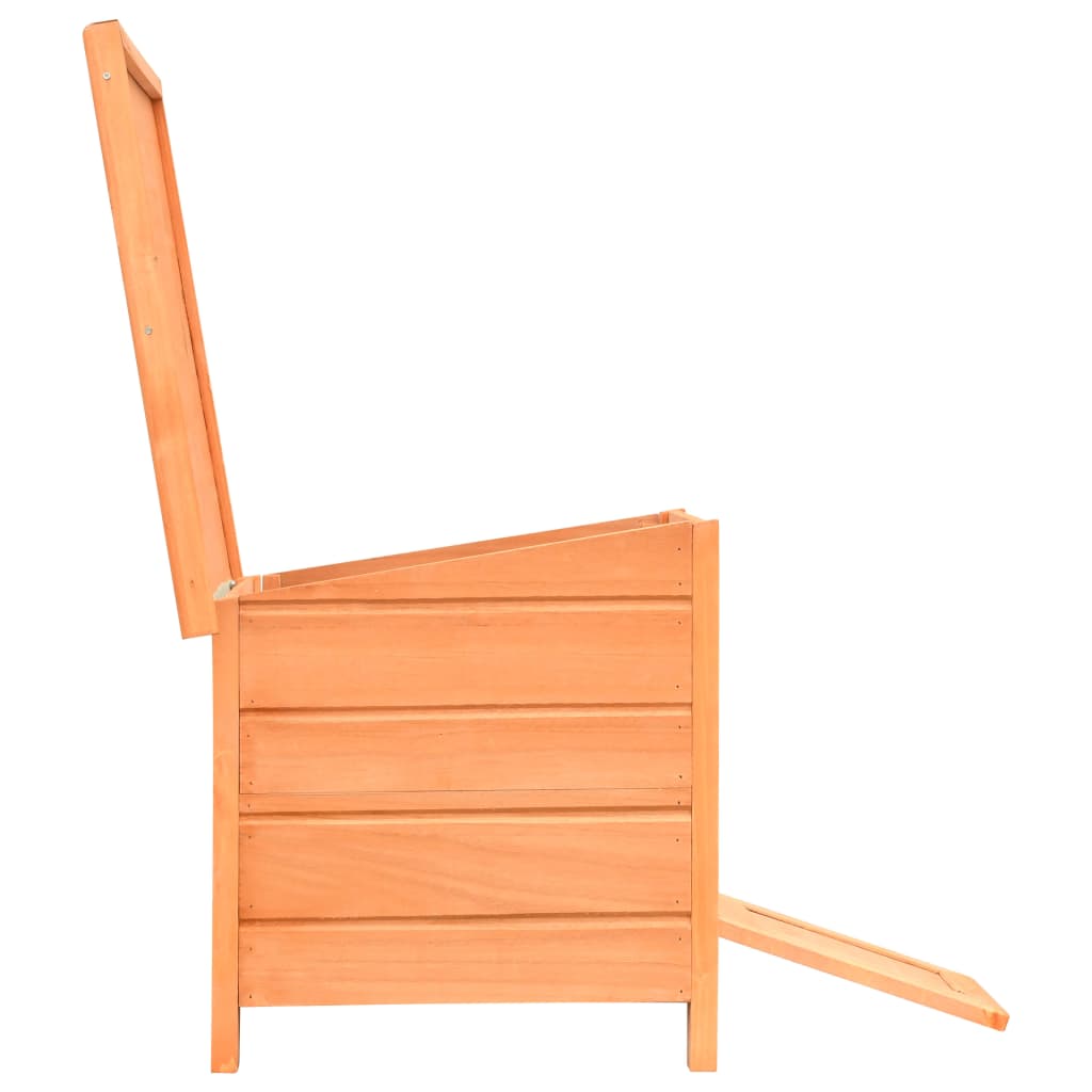 Galleria Design Cat House Solid Pine &amp; Fir Wood 50x46x43.5 cm