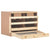 Galleria Design Chicken Laying Nest 2 Compartments 63x40x45 cm Solid Pine Wood
