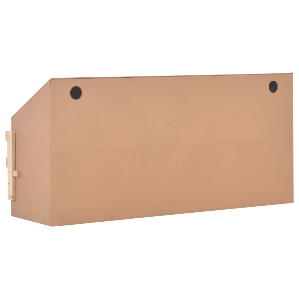 Galleria Design Chicken Laying Nest 5 Compartments 117x33x54 cm Solid Pine Wood