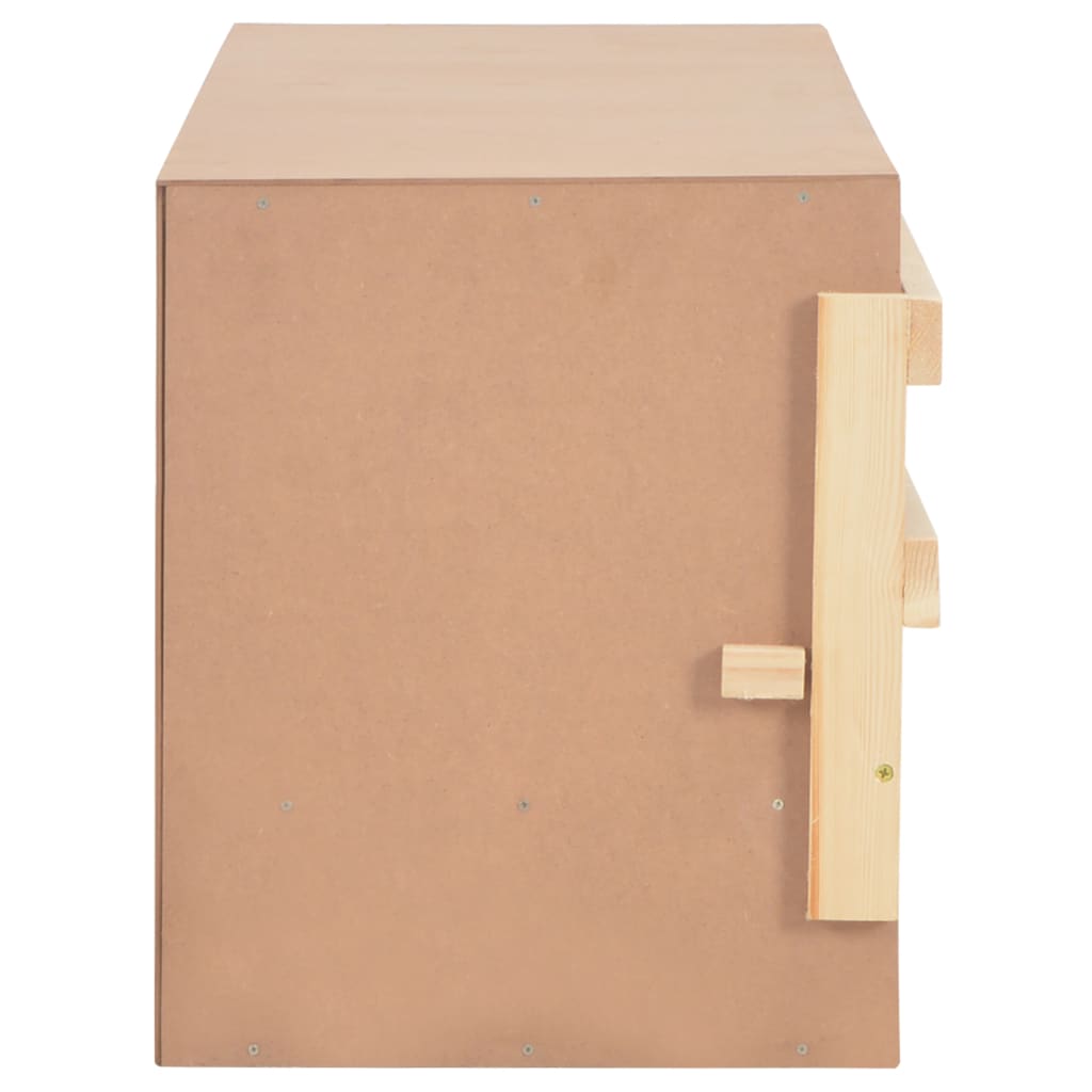 Galleria Design Chicken Laying Nest 5 Compartments 117x33x38 cm Solid Pine Wood