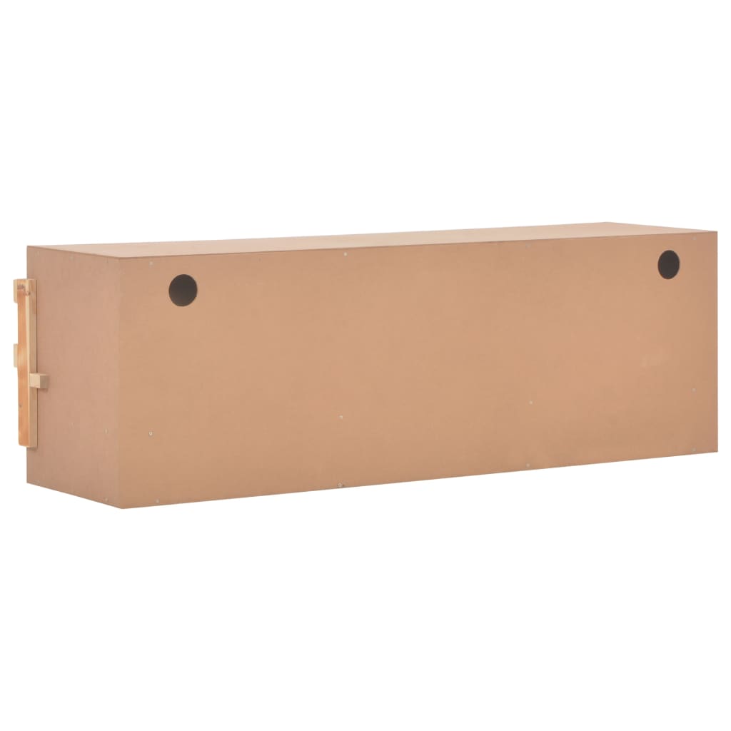 Galleria Design Chicken Laying Nest 5 Compartments 117x33x38 cm Solid Pine Wood