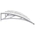 Galleria Design Door Canopy Grey 200x100 cm PC