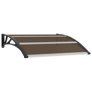 Galleria Design Door Canopy Black 120x100 cm PC