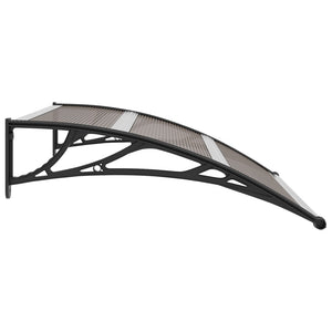 Galleria Design Door Canopy Black 120x100 cm PC