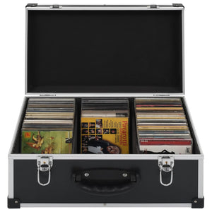 Galleria Design CD Case for 60 CDs Aluminium ABS Black