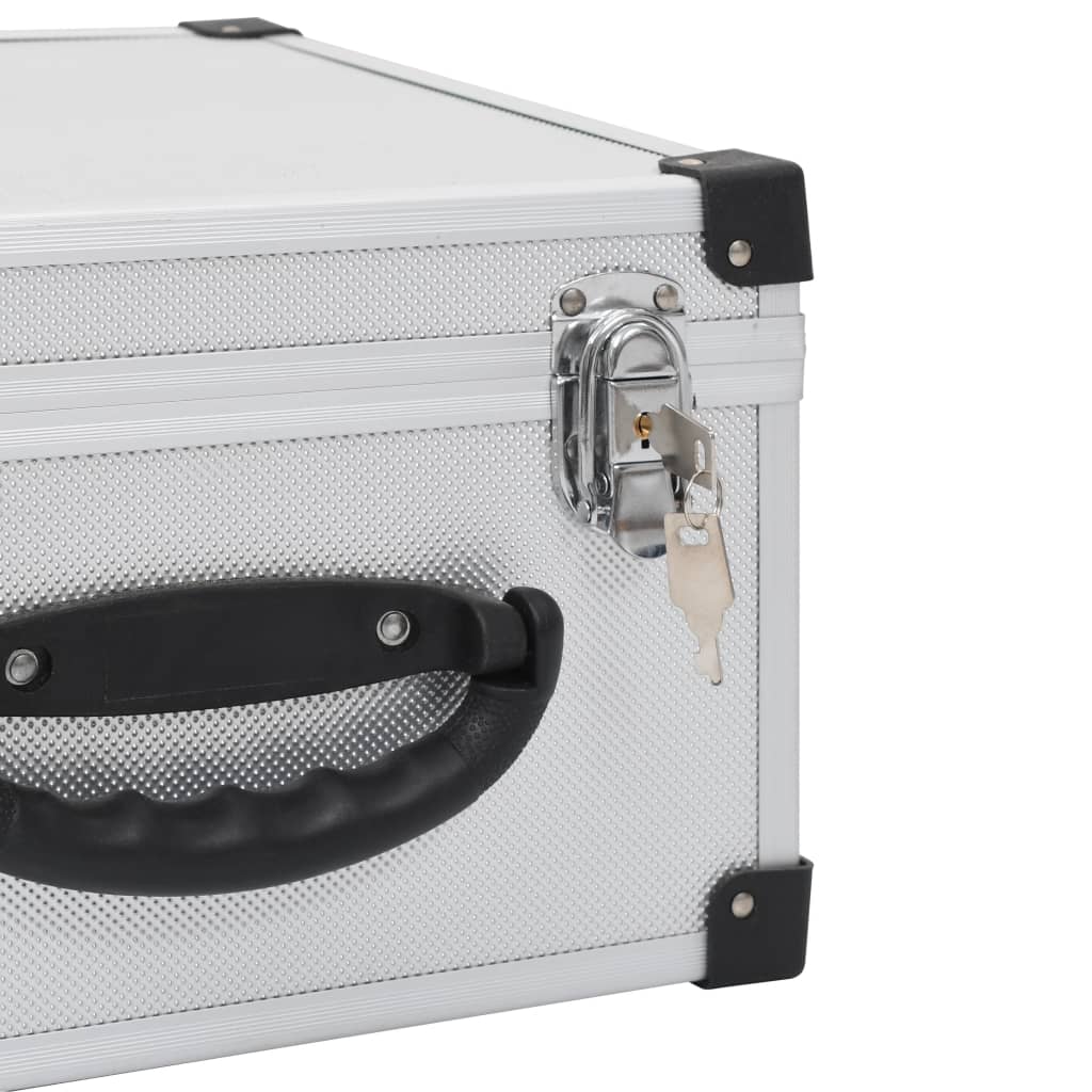 Galleria Design CD Case for 40 CDs Aluminium ABS Silver