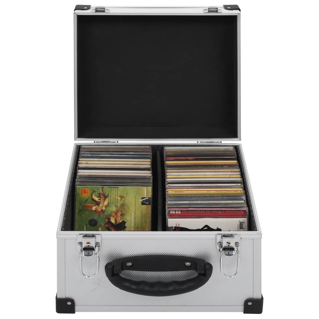 Galleria Design CD Case for 40 CDs Aluminium ABS Silver