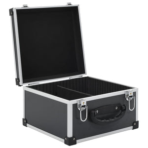 Galleria Design CD Case for 40 CDs Aluminium ABS Black