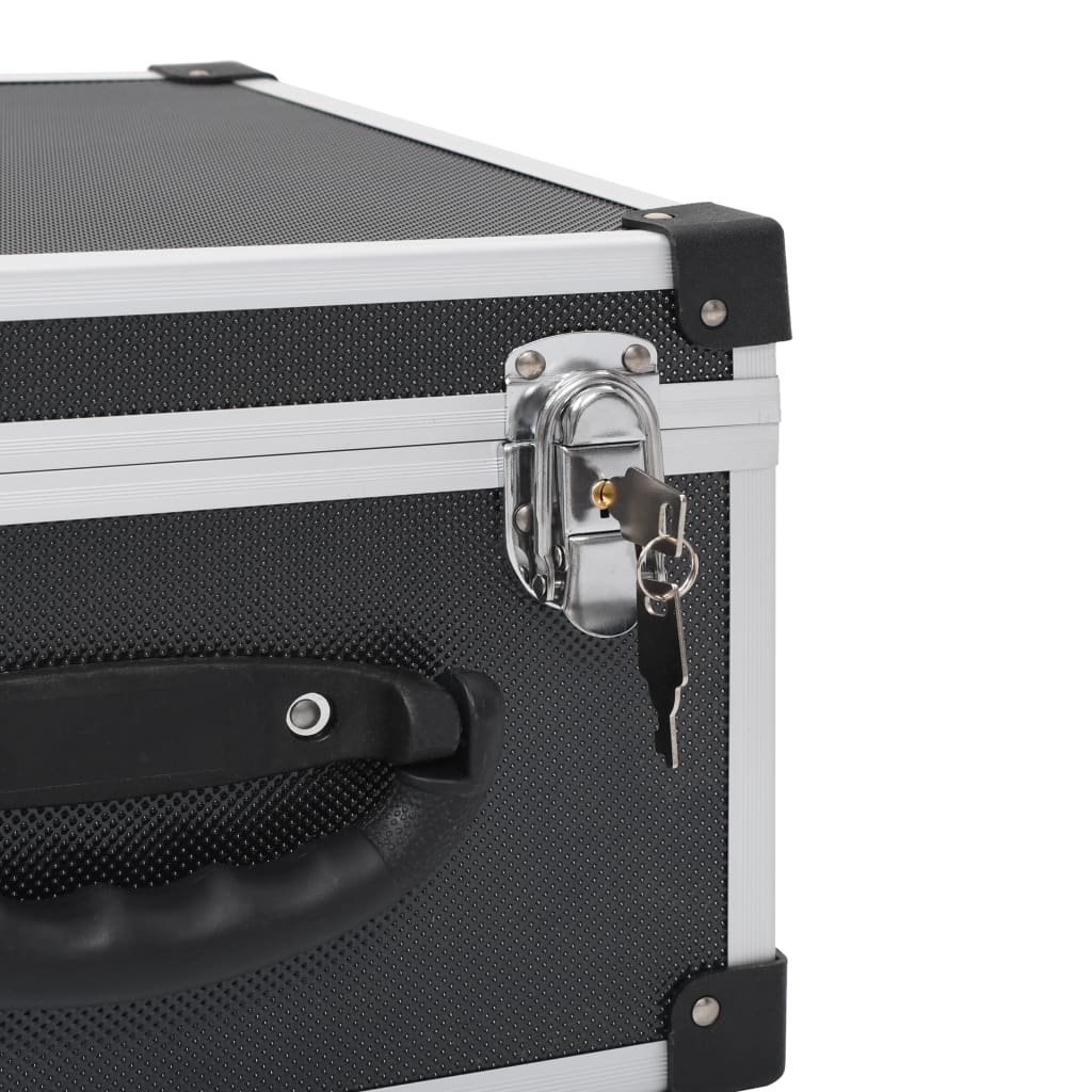 Galleria Design CD Case for 40 CDs Aluminium ABS Black