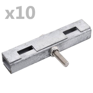 Galleria Design Garden U Mat Connector 10 Sets Silver