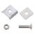 Galleria Design Grid Mat Connector 25 Sets Silver
