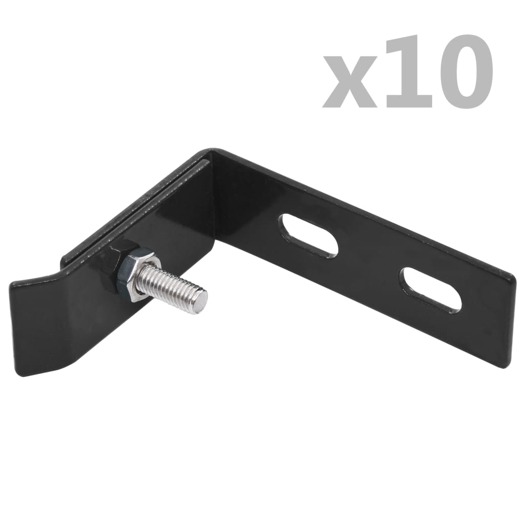Galleria Design Wall Corner Connector 10 Sets Anthracite