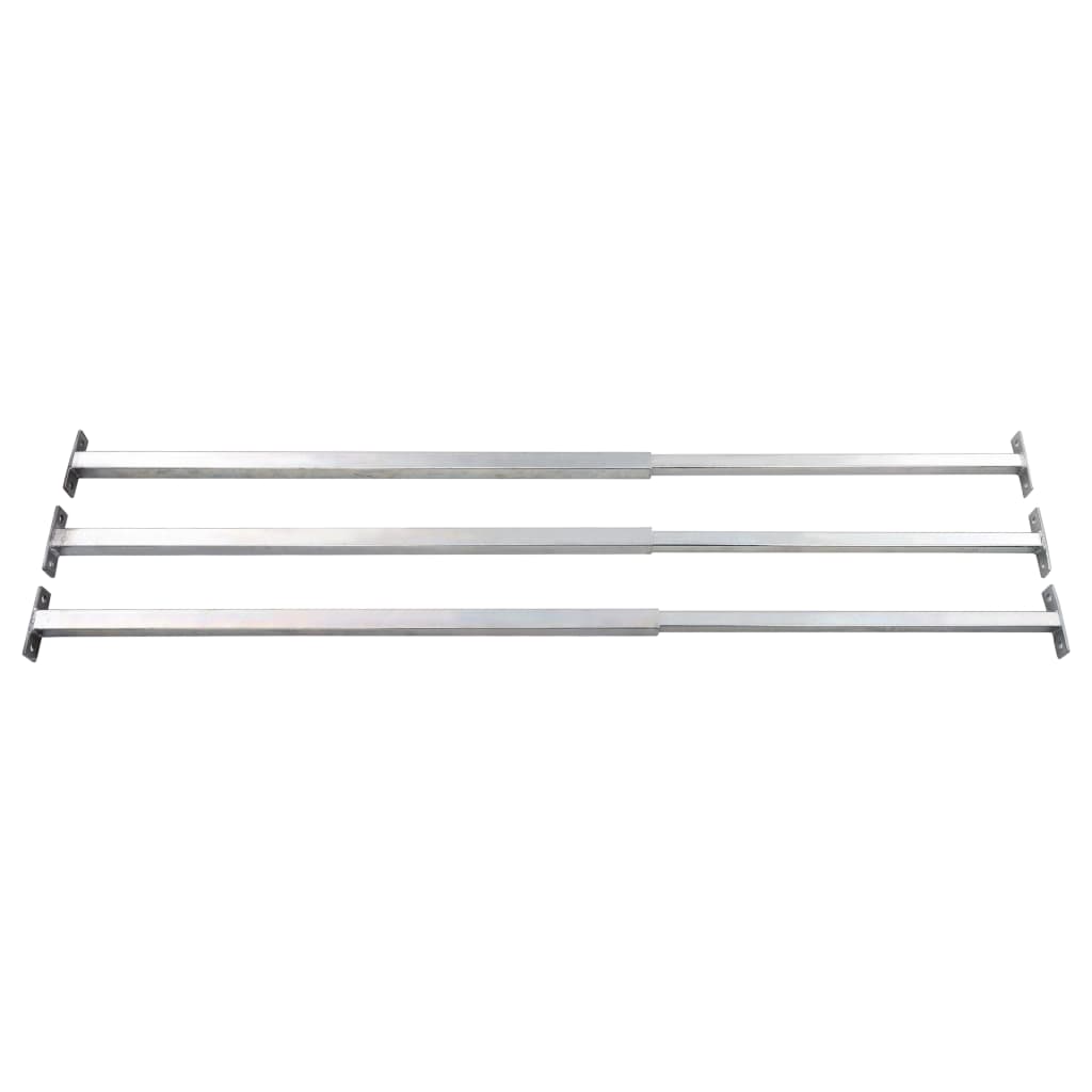 Galleria Design Adjustable Security Window Bars 3 pcs 710-1200 mm