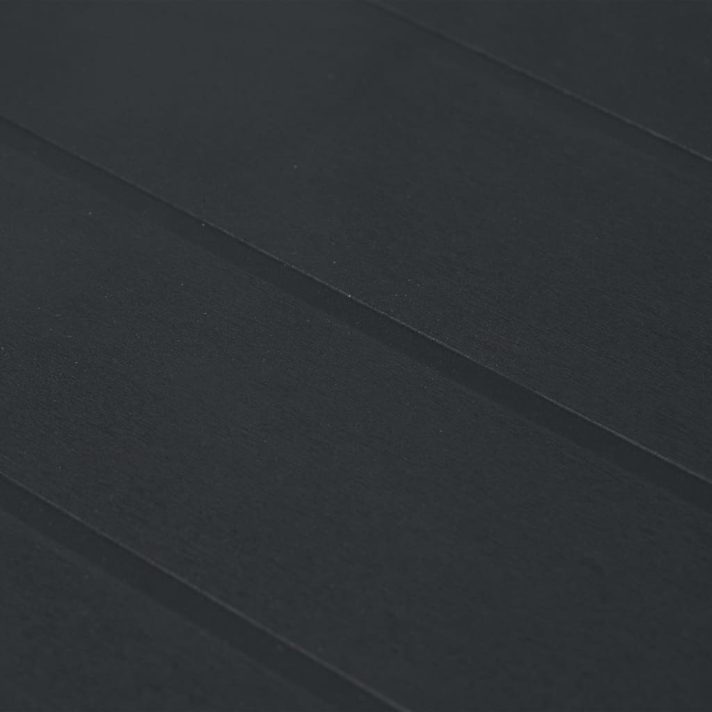 Galleria Design Garden Table Anthracite 150x90x72 cm Plastic Rattan Look