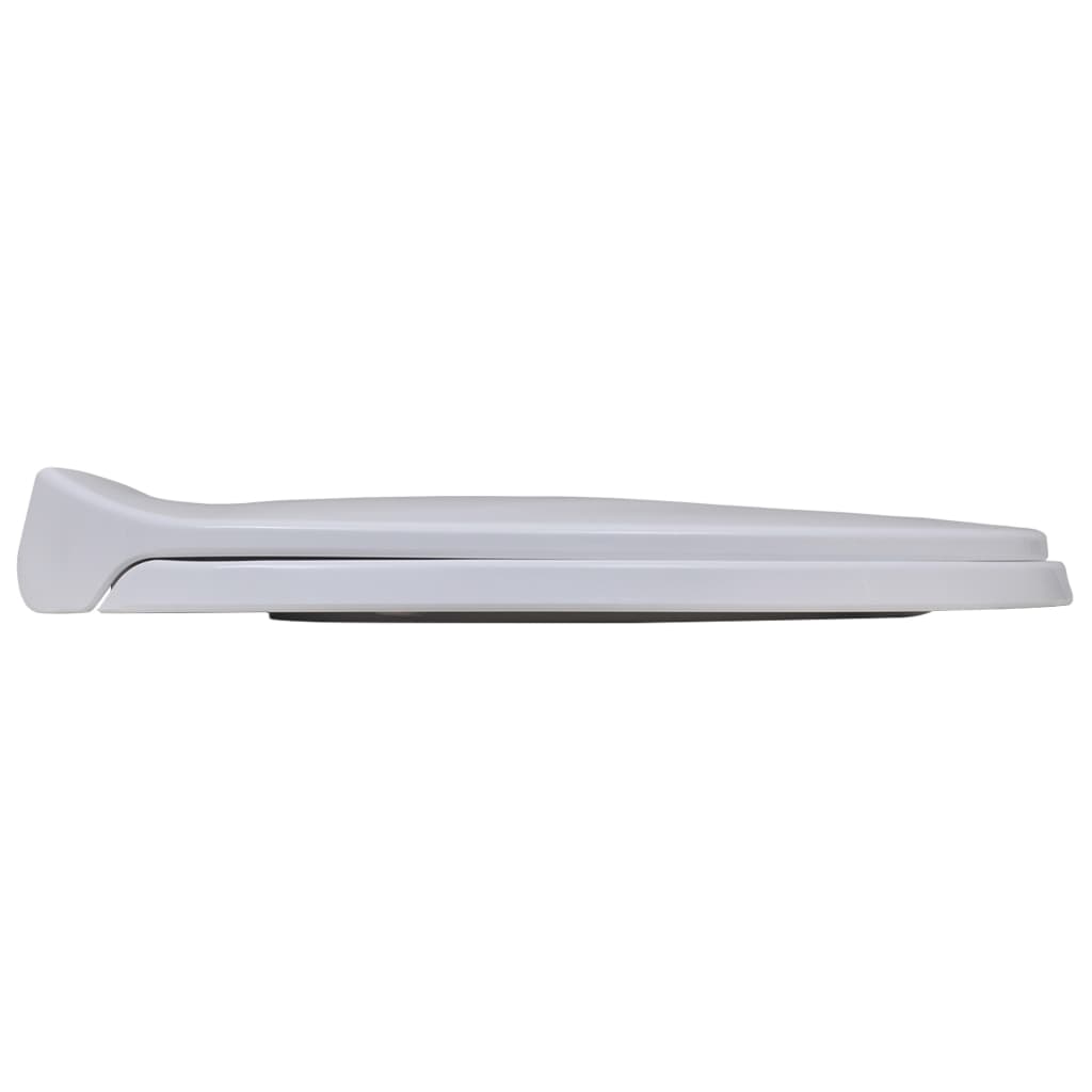 Galleria Design Toilet Seats with Soft Close Lids 2 pcs Plastic White